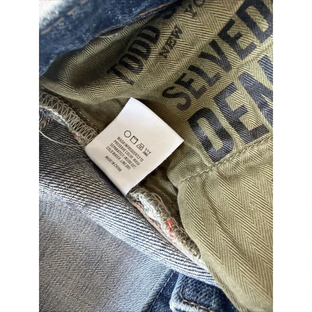 Todd Snyder Selvedge Jeans 34X32 Japanese Denim Button Fly Medium Wash